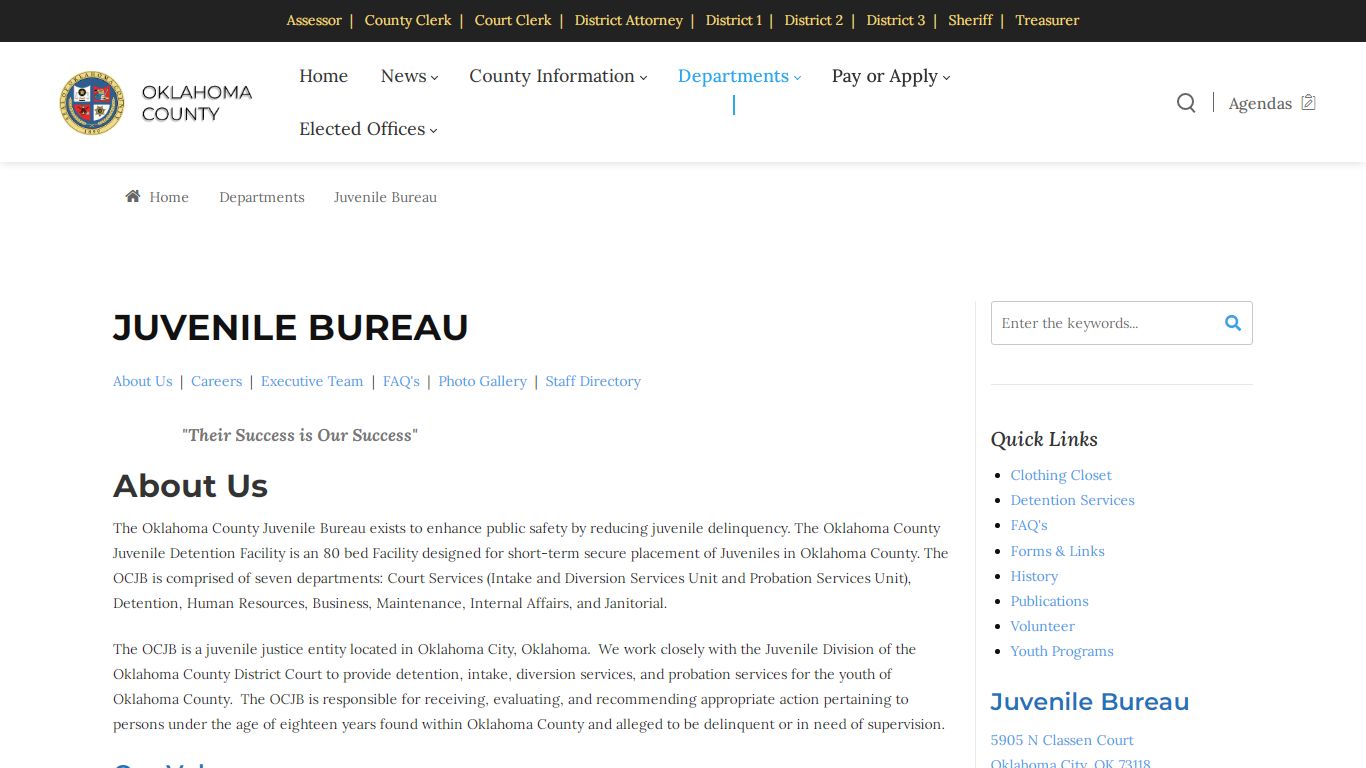 Juvenile Bureau - Oklahoma County